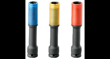 Facom Impact Wheel socket 17-19-21 mm set