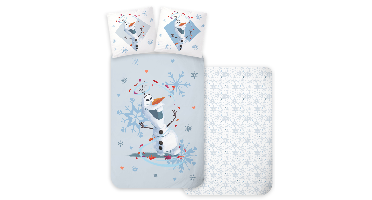 Bed Linen - Junior Size 100x140 cm - Frozen Olaf (1029497)