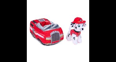 Paw Patrol - 2-in-1 Vehicle Plush w/Marshall 15 cm (6075429)