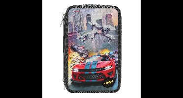 Dino World - Triple Pencil Case With LED Drone (0413981)
