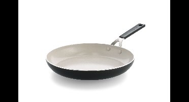 KitchenAid - Coloured Aluminum Frypan - Matte Black - 30 cm