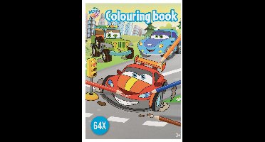 Moxy - Coloring Book A4 64 Pages - Cars  (150129)