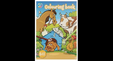 Moxy - Coloring Book A4 64 Pages - Animals (150129)