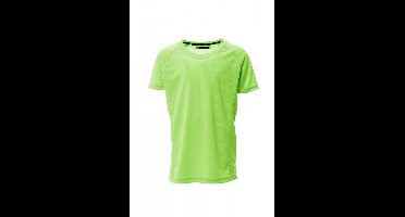 Kindershirt Runner fluor groen