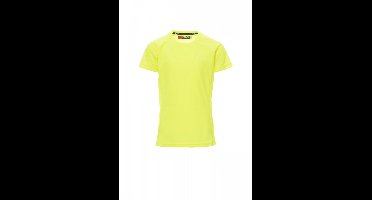 Kindershirt Runner fluor geel