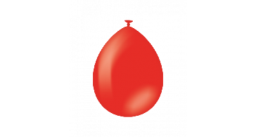 Ballonnen rood 50 stuks