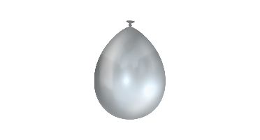 Ballonnen metallic 50 stuks zilver