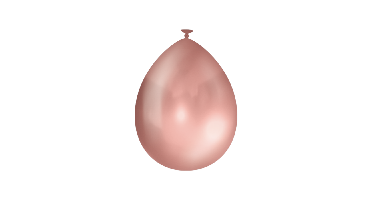 Ballonnen 50 stuks rosé gold