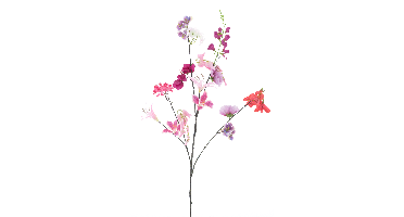Mixed flower spraymixed pink 119cm