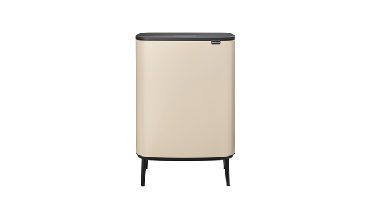 Brabantia Bo touch bin Hi 2 x 30L soft beige