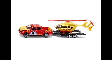 Siku Nissan Navara met helikopter