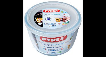 Pyrex Cook & Store Ronde schaal met deksel 15x9 cm