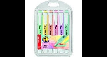 Stabilo Boss Pastel etui 6 stuks