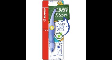 Stabilo easy rollerbal links pastel blauw