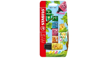 Stabilo Boss mini 5/ Animal Vibes