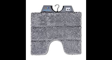 Wicotex toiletmat ruit grijs 50 x 60 cm