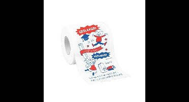 Toiletpapier geslaagd school