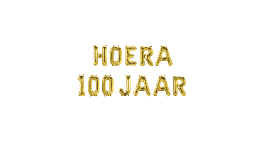 Folie ballon hoera 100 jaar