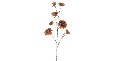 Dahlia spray Monica yellow 96cm