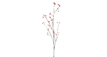 Berry spray Laetitia pink 85cm