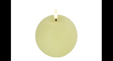 Bolkaars rustiek LED rond Lyon M creme hoogte 11 x 10 cm