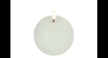 Bolkaars rustiek LED rond Lyon M wit hoogte 11 x 10 cm