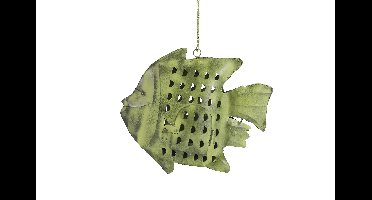 Decostar Countryfield Theelicht hangend vis Darcel S groen