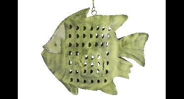 Decostar Countryfield Theelichth hangend vis Darcel L groen