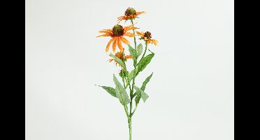 Decostar Countryfield Kunstbloem Echinacea oranje-L5B20H70CM