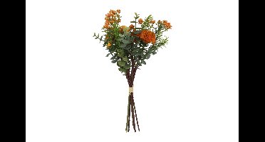Decostar Countryfield Dahlia Pompon Boeket oranje