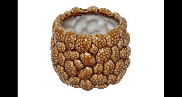 Decostar Countryfield Vaas ro Pine cone M bruin