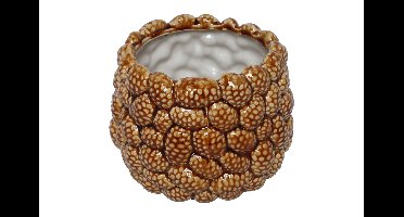 Decostar Countryfield Vaas ro Pine cone L bruin