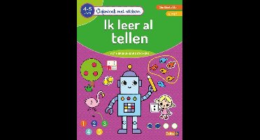Oefenboek met stickers ik leer al tellen 4-5jaar