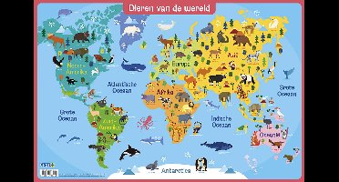 Deltas Educatieve onderleggers dieren van de wereld