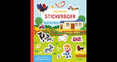 Deltas Mijn eerste stickerboek leine handjes - op de boerderij