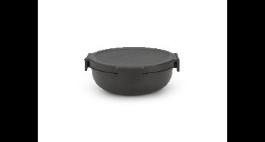 Brabantia Make & Take saladebak 1,3 liter kunststof dark grey