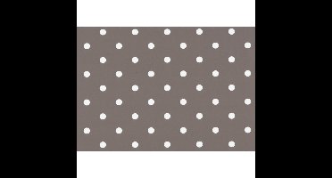 Wicotex Joy fix plakfolie dots taupe 2mtrx45cm