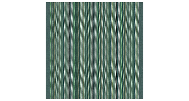 DDDDD theedoek over the rainbow 60x65 green
