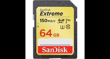 Sandisk SDXC geheugenkaart - 64GB - Extreme - U3