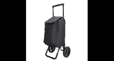 Beagles Shop & Go Cartease Boodschappentrolley zwart