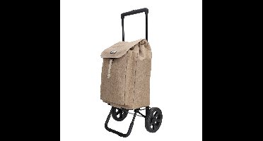 Beagles Shop & Go Cartease Boodschappentrolley taupe