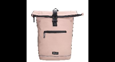 Beagles Originals Rolltop Rugtas Waterproof 15.6" lichtroze