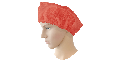 Baret PP Rood 53 cm à 100 stuks
