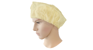 Baret PP Geel 53 cm à 100 stuks