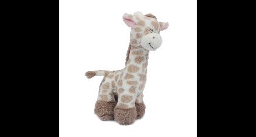 Pia Toysknuffeldier Giraffe - zachte pluche stof - lichtbruin - kwaliteit knuffels - 28 cm