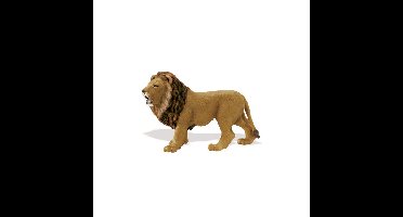 Safari LTD speelgoed leeuw - 14 cm - plastic - dierenspeelgoed