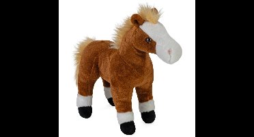 Wild Republic pluche knuffel paardje - bruin - 30 cm - Paarden
