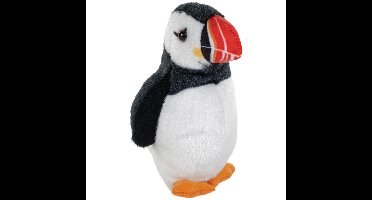 Wild Republic pluche vogel knuffel - papegaaiduiker - 14cm