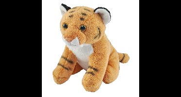 Wild Republic Tijger pluche knuffel 13 cm