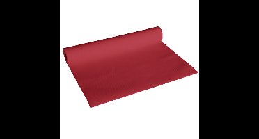 Cosy & Trendy Tafelloper - papier - bordeaux rood - 480 x 40 cm